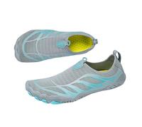 Scarpe acquatiche uomo donna minimalista Barefoot scarpe a piedi nudi per donna uomo acqua piscina basket ortopedica scarpa acqua minimalista scarpa spiaggia mare sport morbido slip on, 01 Grigio, 40
