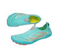 Scarpe acquatiche uomo donna minimalista Barefoot scarpe a piedi nudi per donna uomo acqua piscina basket ortopedica scarpa acqua minimalista scarpa spiaggia mare sport morbido slip on, 01 Verde, 43