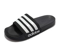 Ciabatte adidas Adilette Shower nero opaco bianco - 42