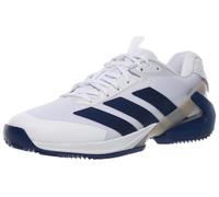 Scarpe adidas adizero Ubersonic 5 Bianco/Blu Uomo - TERRA BATTUTA