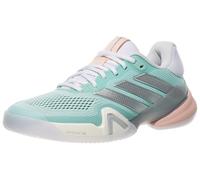 Scarpe da tennis da donna Adidas Barricade 14 W - semi flash aqua/silver metallic/blush pink - Blu (41 1/3)