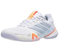 Scarpe da tennis da donna Adidas Barricade 14 W - cloud white/halo blue/beam orange - Bianco (38)