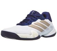 Scarpe da tennis da uomo Adidas Barricade 14 M Clay - cloud white/cyber metallic/dark blue - Bianco (40)