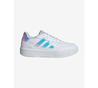 adidas Courtblock Shoes, Scarpe da Ginnastica Donna, Ftwr Bianco Ftwr Bianco Trasparente Rosa, 39 1/3 EU