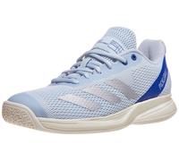 adidas COURTFLASH Pickleball Shoes, Scarpe da Tennis Donna, Halo Blue/Silver Met./Lucid Blue, 39 1/3 EU