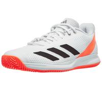 Adidas Scarpe da tennis Uomo Courtflash Speed 2 Bianco/Arancione All Court 44