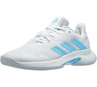 Scarpe da tennis da donna Adidas CourtJam Control W Carpet - cloud white/bliss blue/cloud white - Bianco (40)