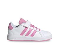 Scarpe adidas Grand Court 2.0 bianco rosa brillante per bambini - 31