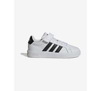 Scarpe adidas Grand Court 3.0 bianche e nere per bambini - 34
