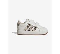 Scarpe adidas Grand Court 3.0 bianche leopardate neonati - 27