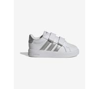 Scarpe adidas Grand Court 3.0 bianco argento bebè - 25
