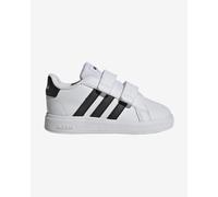 Scarpe adidas Grand Court Lifestyke Hook and Loop bambino bianco nero - 26