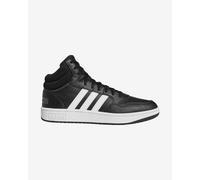 adidas Hoops 3.0 Mid Lifestyle Basketball Classic Vintage Shoes, Sneaker Uomo, Core Black/Cloud White/Grey Six, 40 2/3 EU
