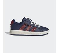 Adidas Scarpe Marvel Spider-Man Grand Court – Blu scuro / Active Maroon / Off White – Taglia 30