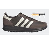 adidas Uomo Run 70S 2.0 Shoes, Dark Brown/off White/Earth Strata, 41 1/3 EU