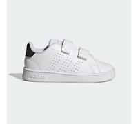 Scarpe Advantage Lifestyle Court Due con chiusura a strappo Cloud White / Core Black / Silver Metallic 26 1/2