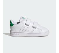 Scarpe Advantage Lifestyle Court Due con chiusura a strappo Cloud White / Green / Core Black 26 1/2