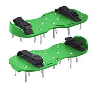 Scarpe aeratore da giardino indossabili per allentare il suolo con chiodo staccabile con design resistente con fibbia impedisce lo scivolamento, aiuta le radici delle piante a respirare meglio