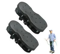 Scarpe aeratore per prato - Scarpe aeratore per prato, sandali aeratori a doppio strato | Rivetti resistenti design pre-assemblato, cinghia regolabile per sviluppo più sano delle radici '