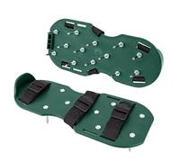 Scarpe aeratori da giardino, scarpe da prato con punte regolabili, con comode cinghie, strumento per la cura del giardino con struttura robusta, accessori per prato per uno stile pratico, all'aperto e