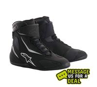 Alpinestars Fastback 2 Drystar Scarpe Moto, nero-bianco, taglia 43