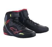 Scarpe moto Alpinestars FASTER-3 RIDEKNIT Nero Rosso Giallo Fluo 12.5