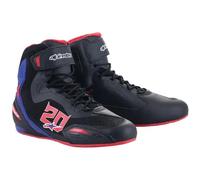 scarpe alpinestars fq20 faster 3 rideknit quartararo - nero / rosso / blu N 41