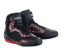 Alpinestars FQ20 Faster 3 Rideknit Scarpe da moto, nero-rosso, taglia 46