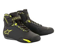 SCARPE ALPINESTARS SEKTOR MOTO STRADA 2023 NERE GIALLO FLUO PROTEZIONE CAVIGLIA