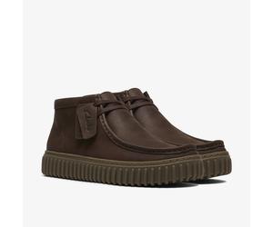 Scarpe alte in pelle scamosciata, TORHILL HI Marrone 43
