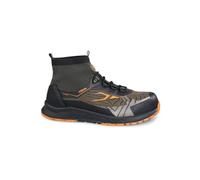 Beta Scarpe Alte da Lavoro Antinfortunistiche 0-Gravity Leggerissime con Tomaia in Tessuto Mesh Idrorepellente, Suola in EVA e Puntale in Polimerico, Colore Verde Nero, Taglia 44 EU