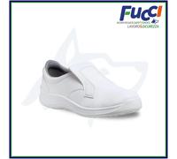 Scarpe Antinfortunistica Chef Ristorazione-Casearia-Cuoco Alba&n W10 Bianco