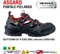 SCARPE ANTINFORTUNISTICA COFRA GUTTORM S1 P ESD SRC SANDALO pelle fiore