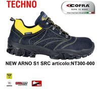 SCARPE ANTINFORTUNISTICA COFRA NEW ARNO S1 SRC pelle scamosciata forata