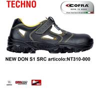 SCARPE ANTINFORTUNISTICA COFRA NEW DON S1 SRC sandalo pelle stampata forata