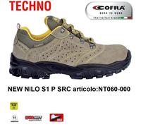 SCARPE ANTINFORTUNISTICA COFRA NEW NILO S1 P SRC pelle scamosciata forata +