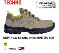 SCARPE ANTINFORTUNISTICA COFRA NEW NILO S1 SRC pelle scamosciata forata +