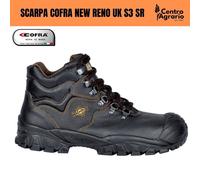 Scarpe antinfortunistica Cofra New Reno alte S3 uomo da lavoro pelle 42 43 44 45