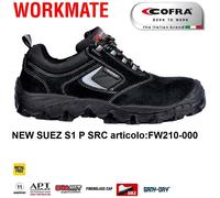 SCARPE ANTINFORTUNISTICA COFRA NEW SUEZ S1 P SRC pelle scamosciata traspirante
