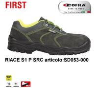 SCARPE ANTINFORTUNISTICA COFRA RIACE S1 P SRC pelle scamosciata forata