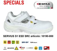 SCARPE ANTINFORTUNISTICA COFRA SERVIUS S1 ESD SRC SANDALI ECOLORICA +