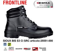 SCARPE ANTINFORTUNISTICA COFRA SIOUX BIS S3 CI SRC idrorepellen Cold Protection+