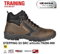 SCARPE ANTINFORTUNISTICA COFRA STEPPING S3 SRC nubuck idrorepellente metal free