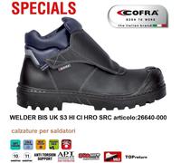 SCARPE ANTINFORTUNISTICA COFRA WELDER BIS UK S3 HI CI HRO SRC per saldatori +