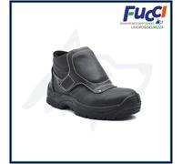 Scarpe Antinfortunistica Saldatore alte nere S3 Scarpe da lavoro leggere Uomo