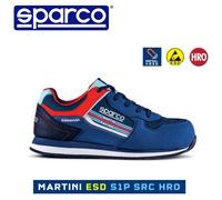 Scarpe Antinfortunistica Sparco Teamwork Gymkhana S3 Esd Martini-R - Colore Blu Marine - Cod. 07527MR