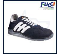 Scarpe antinfortunistica Uomo S1P SRC Alba&n Scarpe da lavoro basse leggere blu