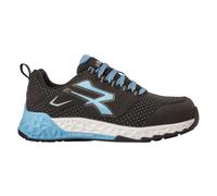 U-Power | VHAGAR ESD S3S Ci Hi HRO FO SR Scarpe Antinfortunistiche con Tomaia in Putek Star Resistente all'Acqua e Abrasione, Suola Super Critical Technology, Nero Azzurro, Taglia 44
