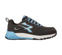 U-Power | VHAGAR ESD S3S Ci Hi HRO FO SR Scarpe Antinfortunistiche con Tomaia in Putek Star Resistente all'Acqua e Abrasione, Suola Super Critical Technology, Nero Azzurro, Taglia 45