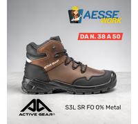 Scarpe Antinfortunistiche Active Gear A-Force High Brown S3 SRC | DA 38 A 50
